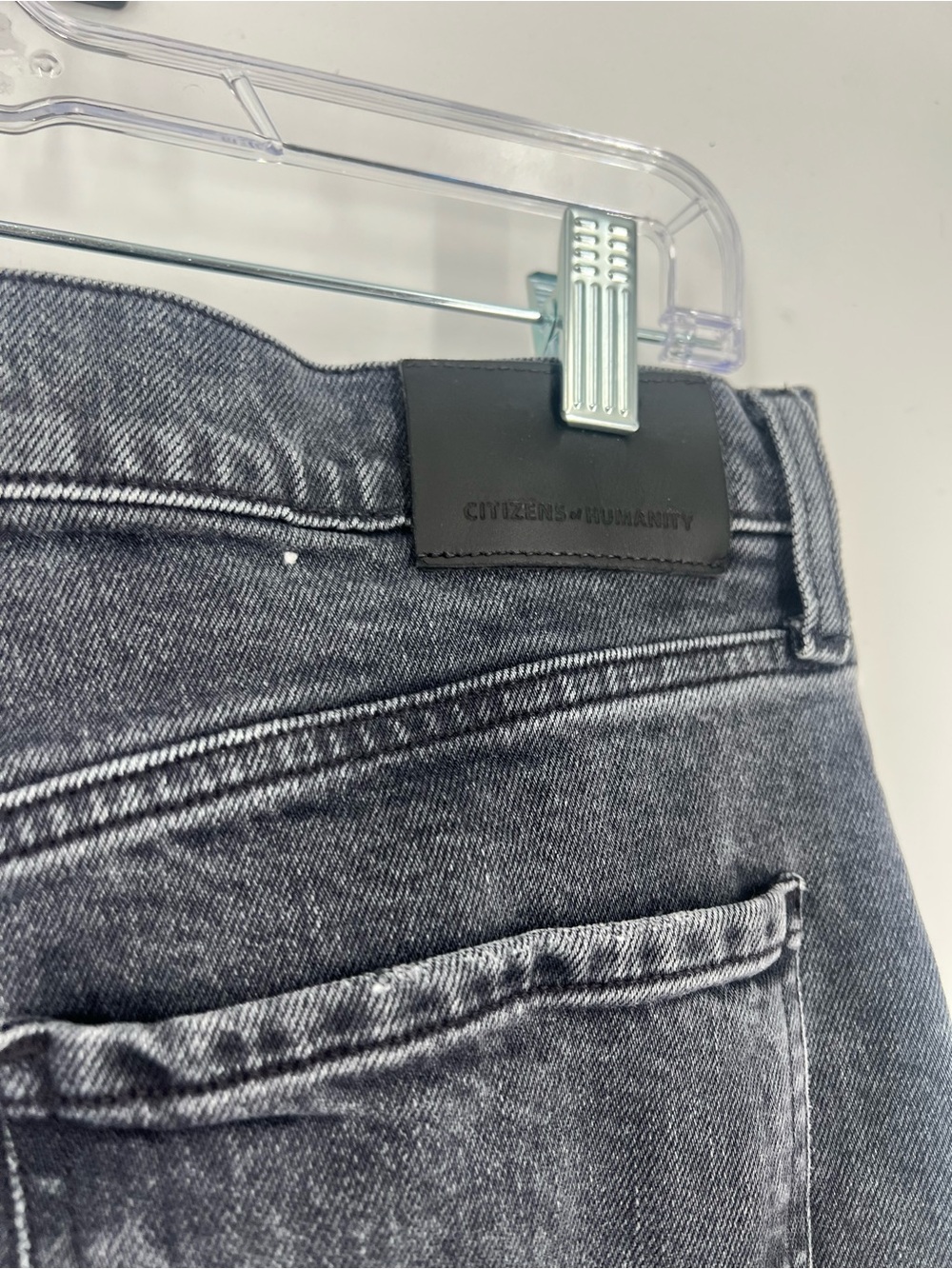 Citizens of Humanity Paloma Dark Wash Black Straight Leg High Waist Jeans 28 - Picture 7 of 11